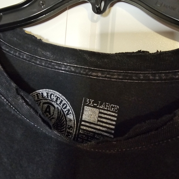 Affliction Easy Riders David Mann mens short sleeve shirt 3xl - Picture 6 of 6